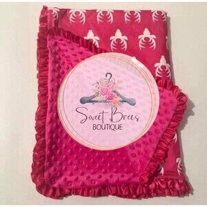 NEW MINKY BABY/TODDLER BLANKET